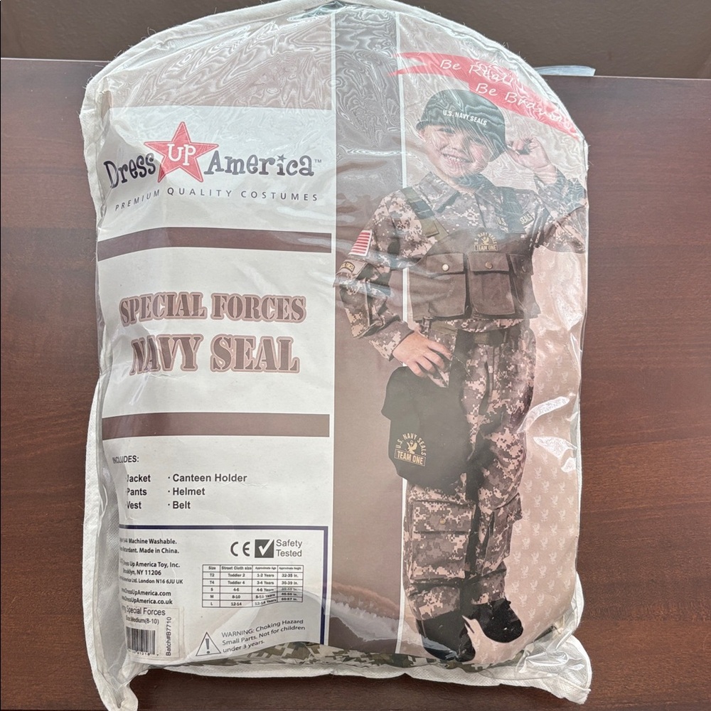 Dress Up America Kids Special Forces Navy SEAL Costume - Camouflage